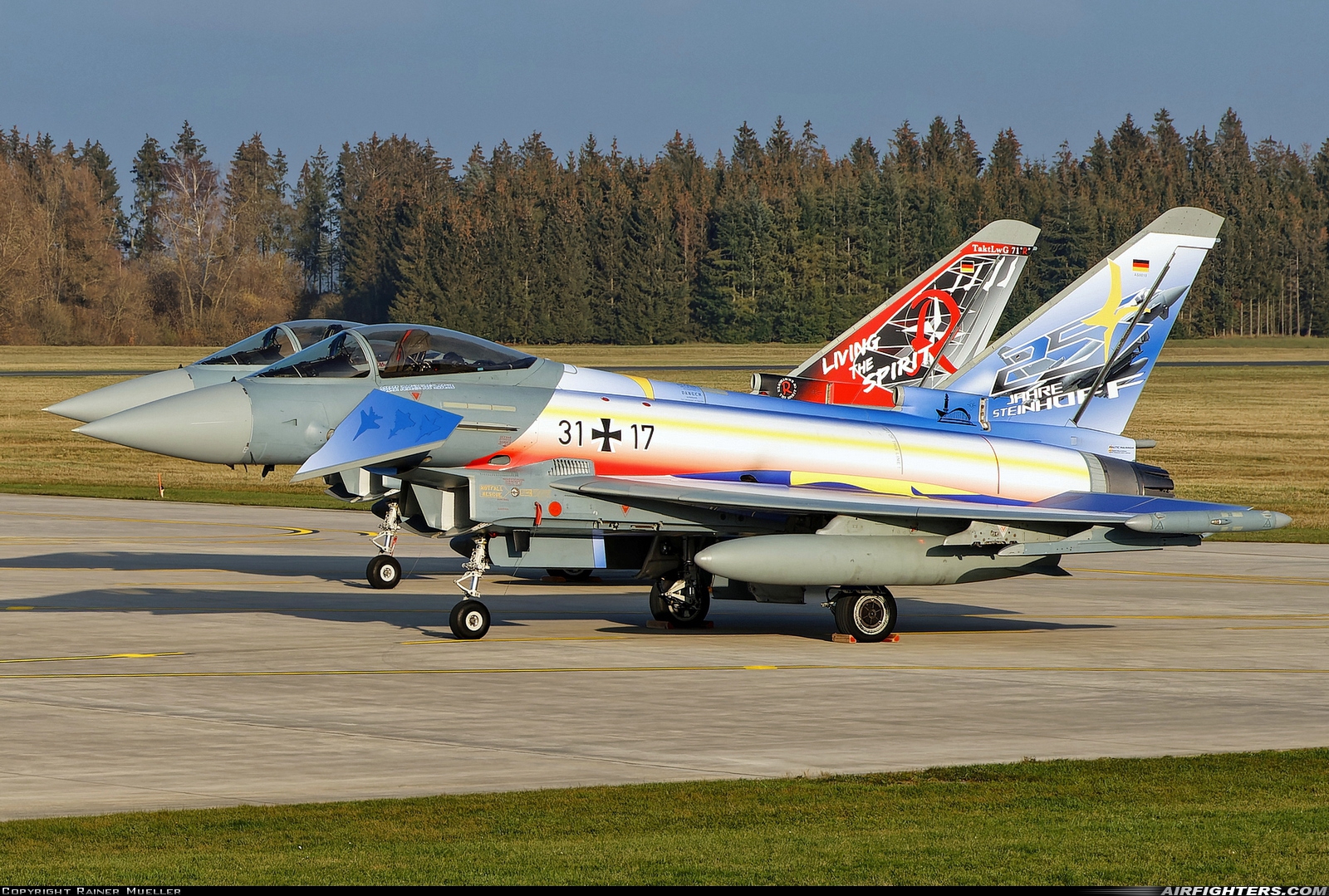 Germany - Air Force Eurofighter EF-2000 Typhoon S 31+17 at Rostock - Laage (RLG / ETNL), Germany