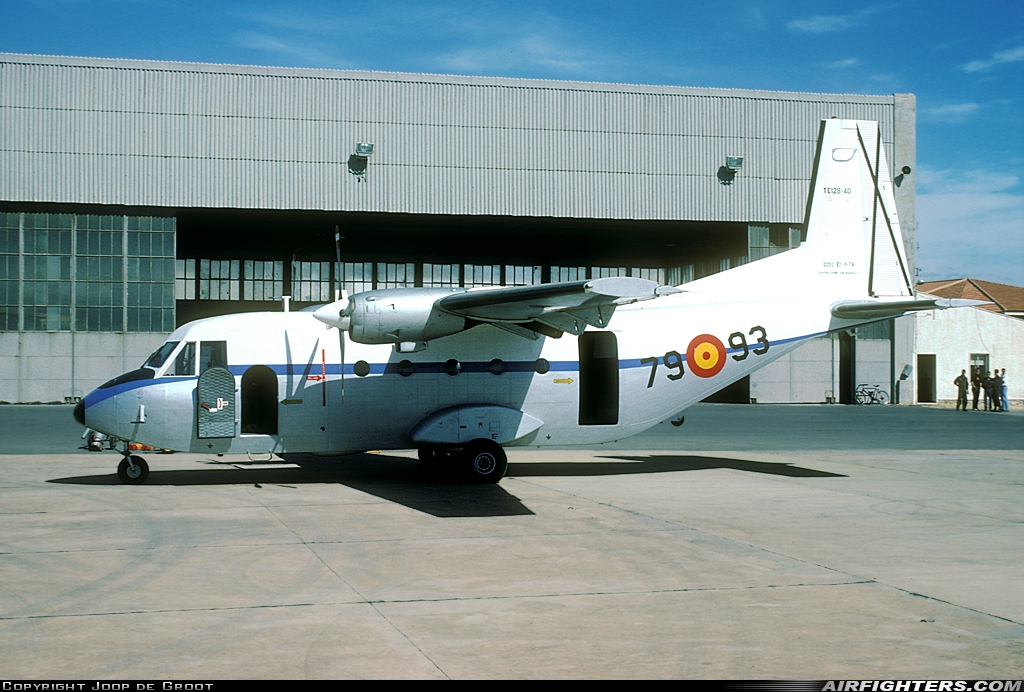 Spain - Air Force CASA C-212-200 Aviocar TE.12B-40 at Murcia - San Javier (MJV / LELC), Spain