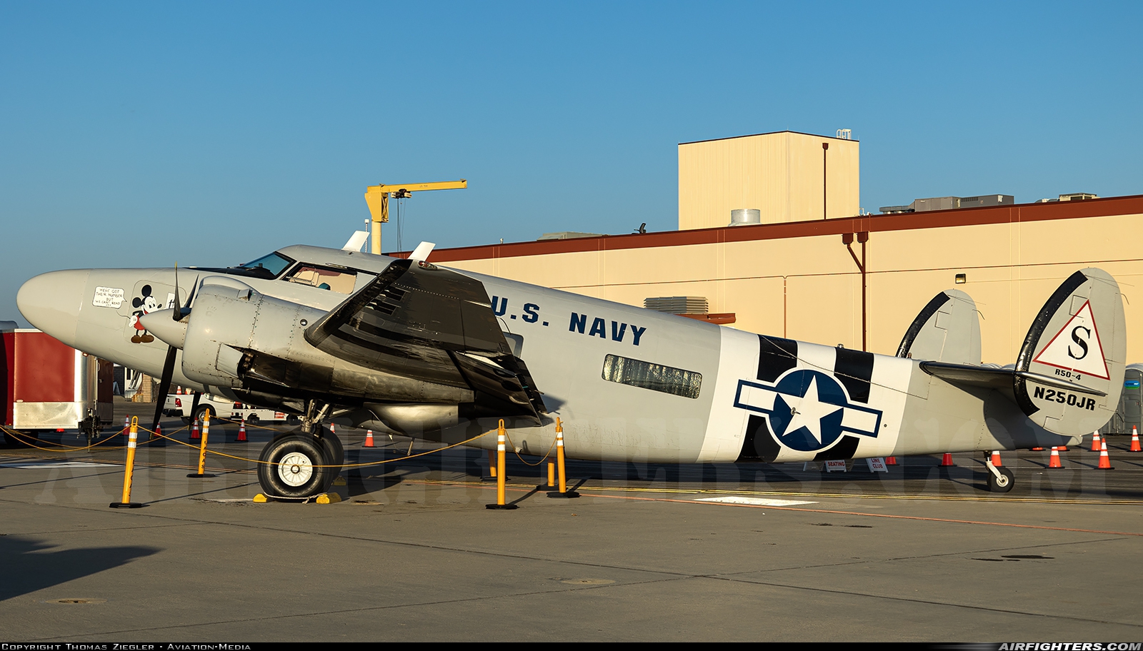 Private Lockheed C-60A Lodestar N250JR at Edwards - AFB (EDW / KEDW), USA