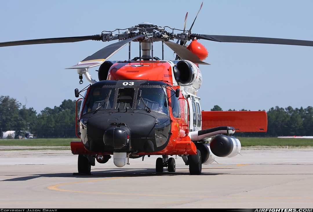 USA - Coast Guard Sikorsky HH-60J Jayhawk (S-70B-5) 6003 at Elizabeth City (ECG / KECG), USA
