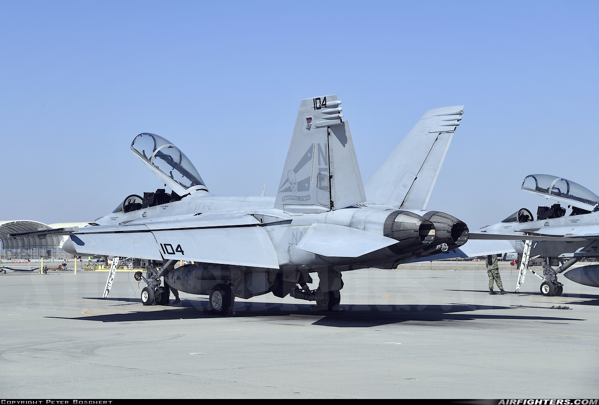 USA - Navy Boeing F/A-18F Super Hornet 166874 at Lemoore - NAS / Reeves Field (NLC), USA