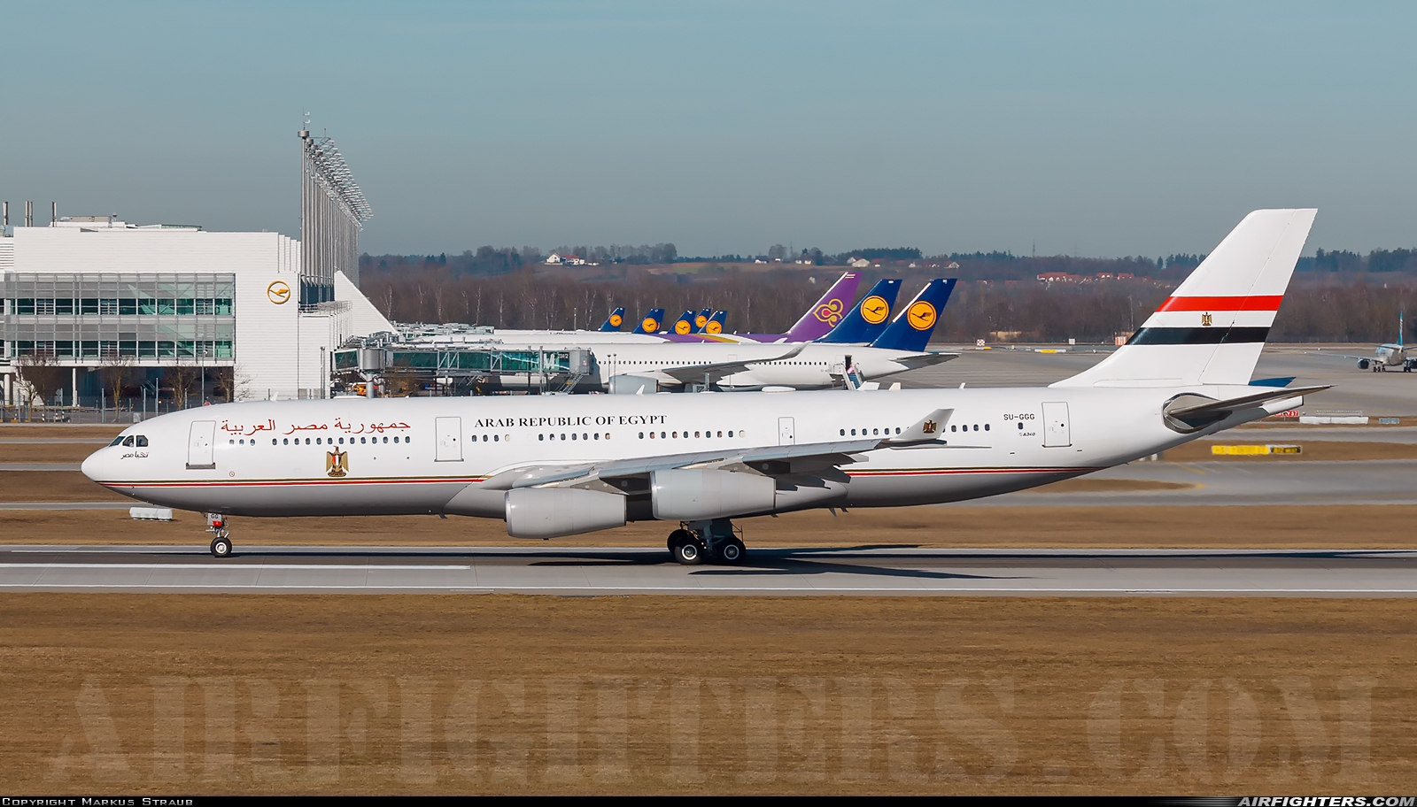 Egypt - Government Airbus A340-212 SU-GGG at Munich (- Franz Josef Strauss) (MUC / EDDM), Germany