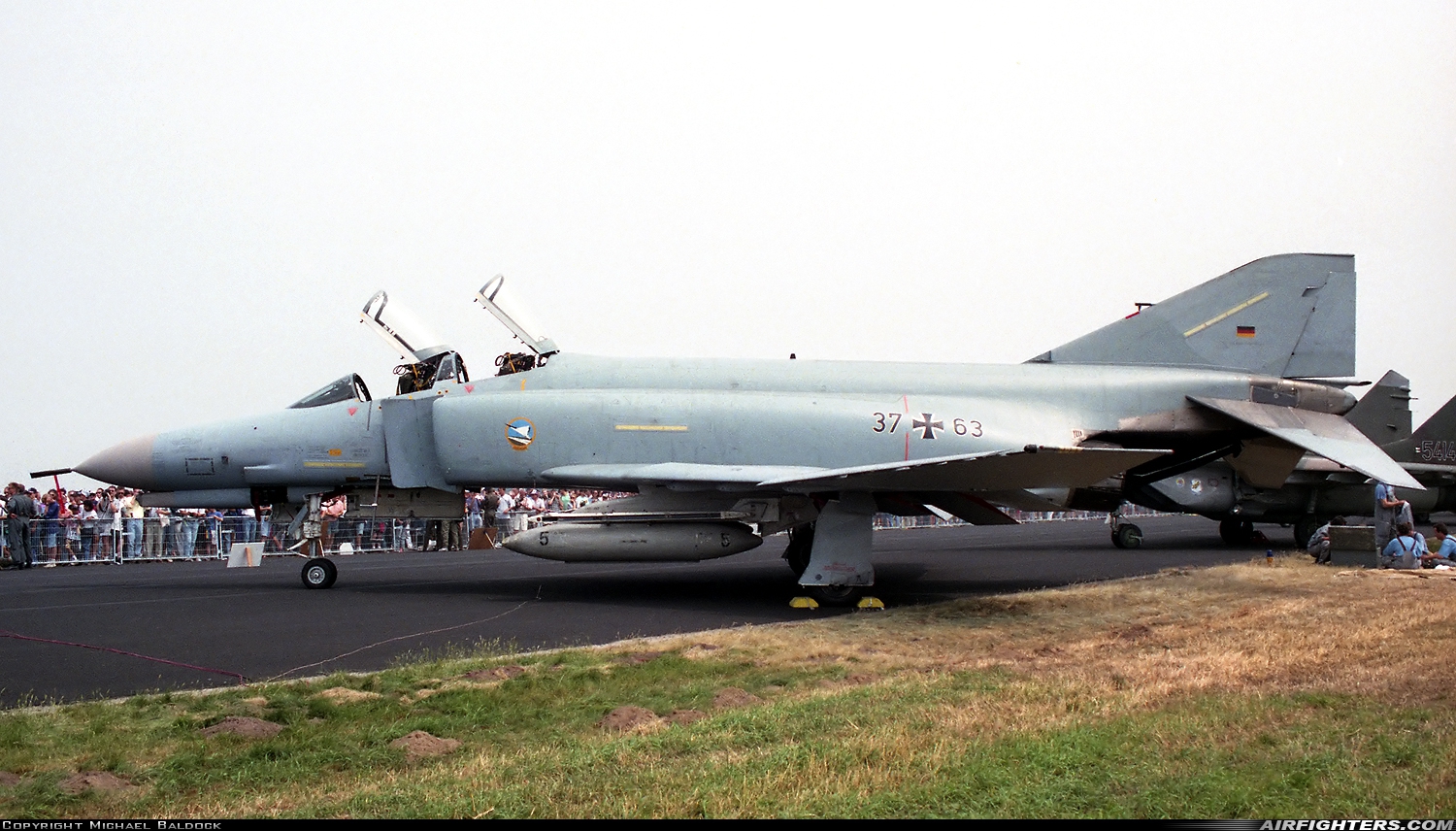 Germany - Air Force McDonnell Douglas F-4F Phantom II 37+63 at Eindhoven (- Welschap) (EIN / EHEH), Netherlands