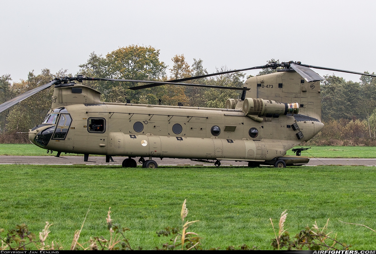 Netherlands - Air Force Boeing Vertol CH-47F Chinook D-473 at Drachten (EHDR), Netherlands