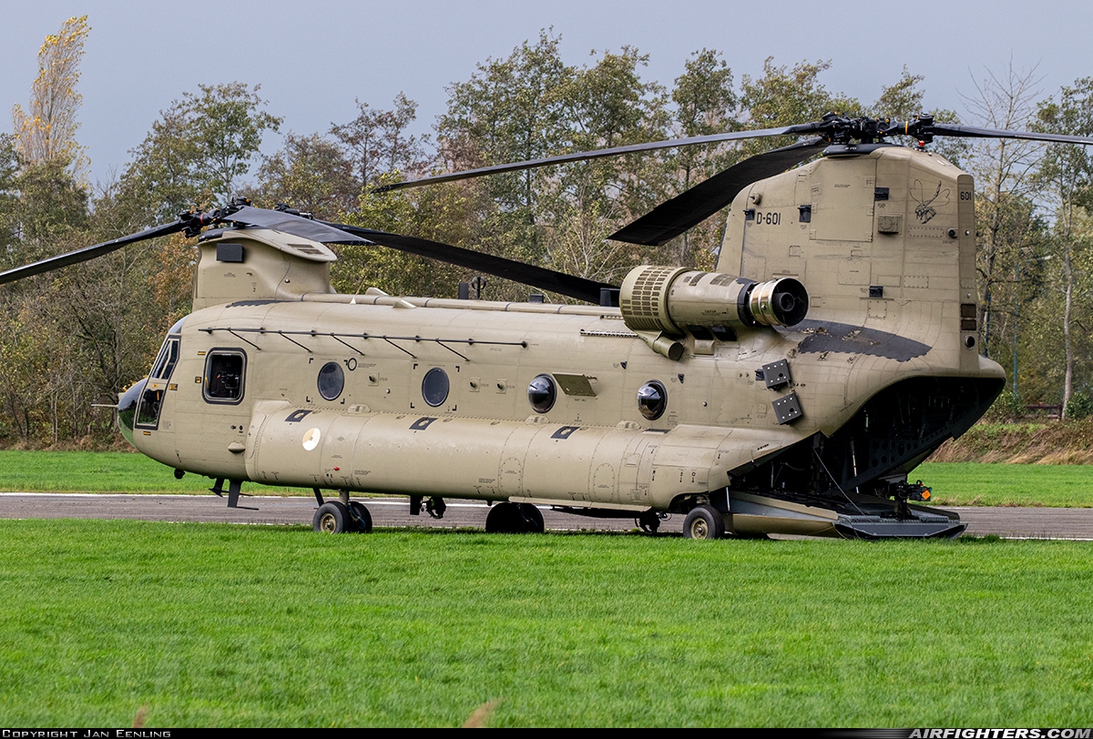 Netherlands - Air Force Boeing Vertol CH-47F Chinook D-601 at Drachten (EHDR), Netherlands