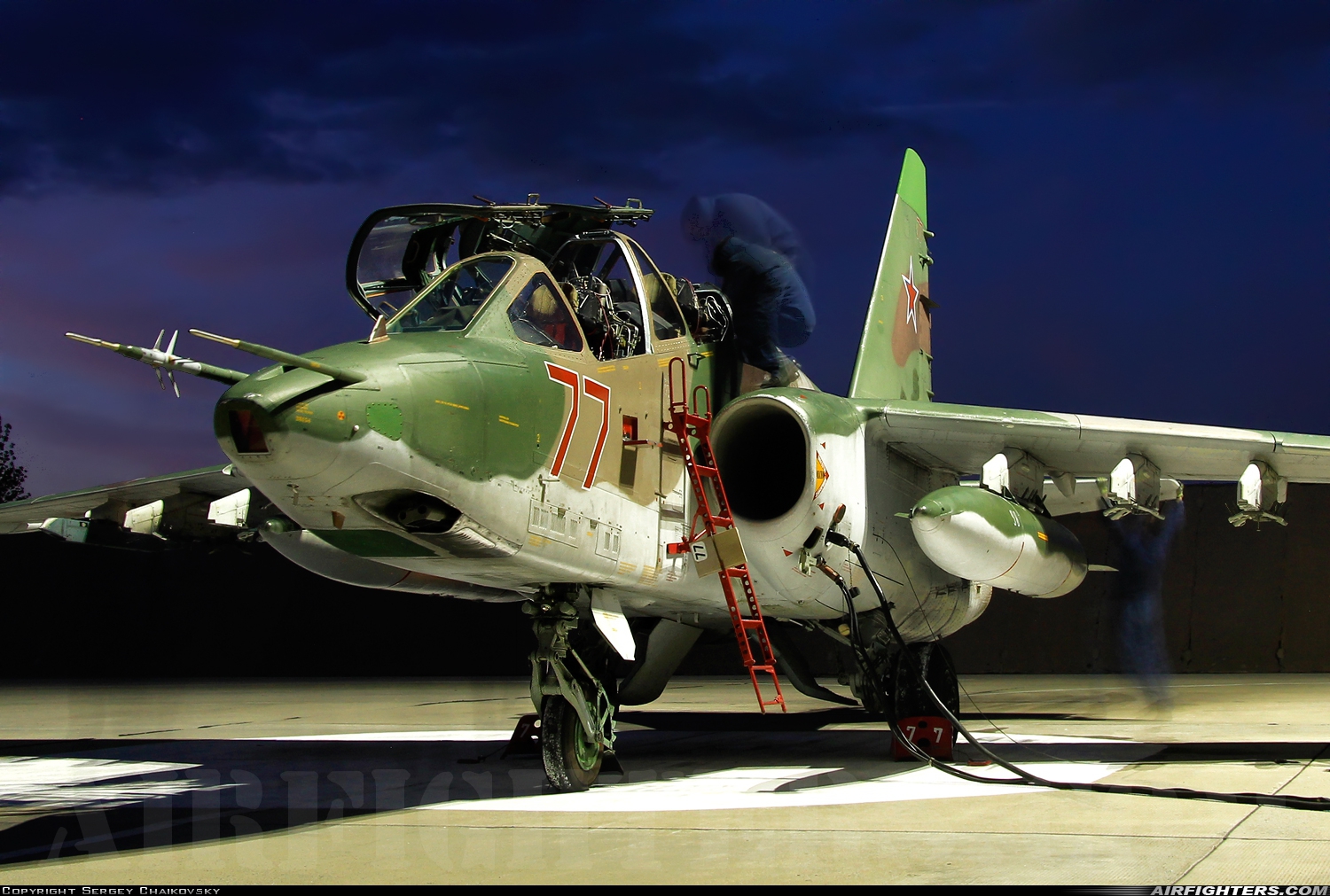 Russia - Air Force Sukhoi Su-25UB RF-92273 at Withheld, Russia