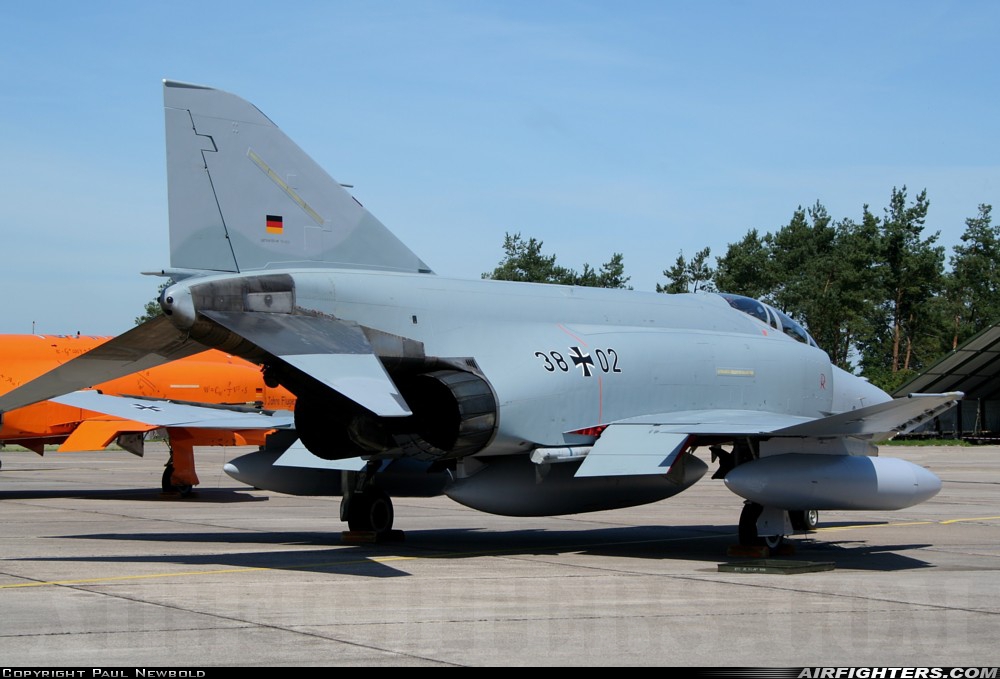 Germany - Air Force McDonnell Douglas F-4F Phantom II 38+02 at Wittmundhafen (Wittmund) (ETNT), Germany