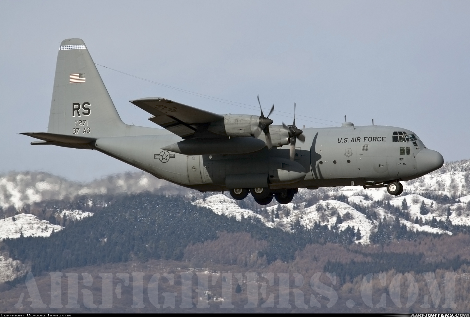 USA - Air Force Lockheed C-130E Hercules (L-382) 70-1271 at Aviano (- Pagliano e Gori) (AVB / LIPA), Italy
