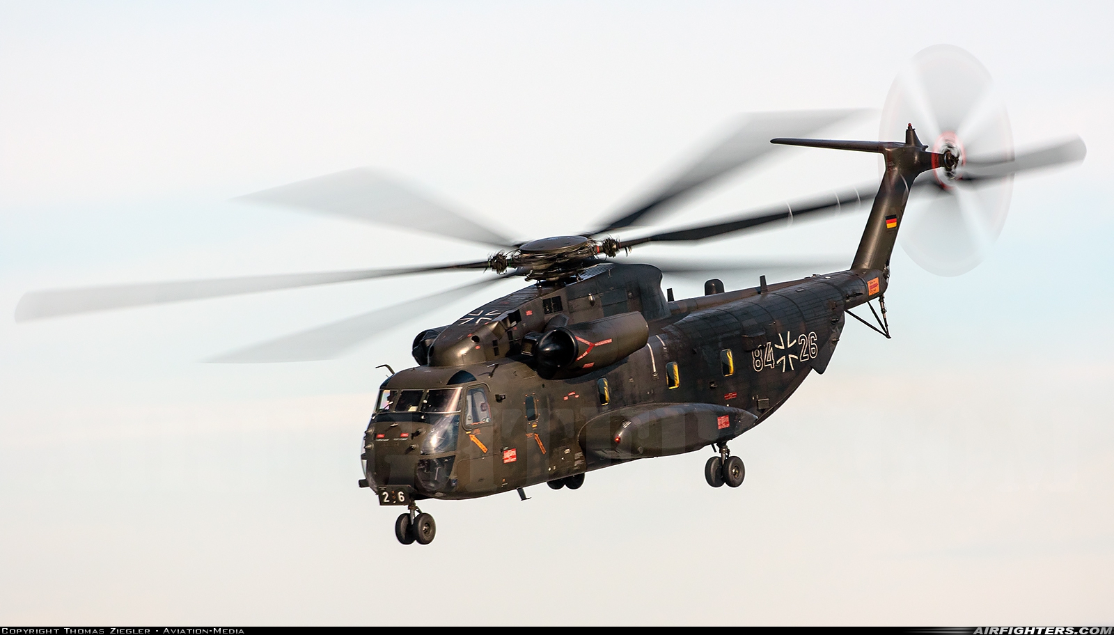 Germany - Air Force Sikorsky CH-53GE (S-65) 84+26 at Off-Airport - Manching, Germany