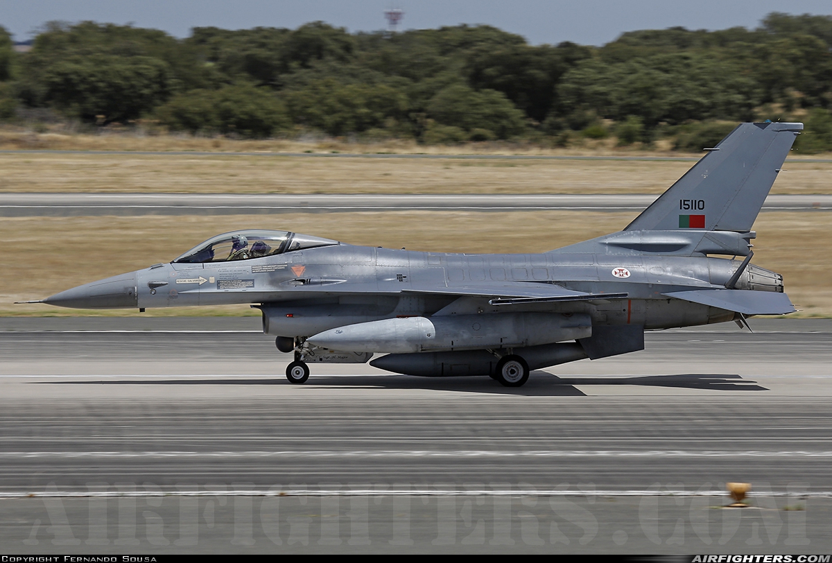 Portugal - Air Force General Dynamics F-16AM Fighting Falcon 15110 at Beja (BA11) (LPBJ), Portugal