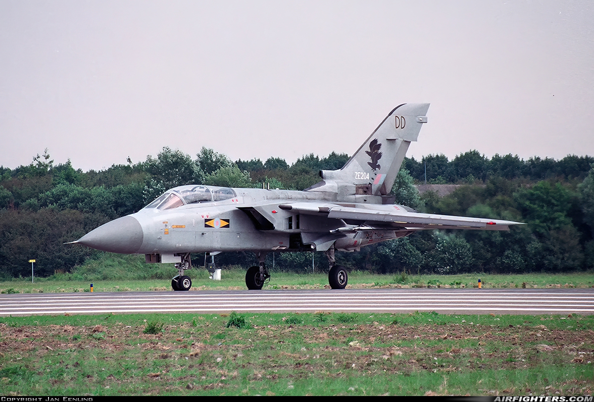 UK - Air Force Panavia Tornado F3 ZE204 at Leeuwarden (LWR / EHLW), Netherlands
