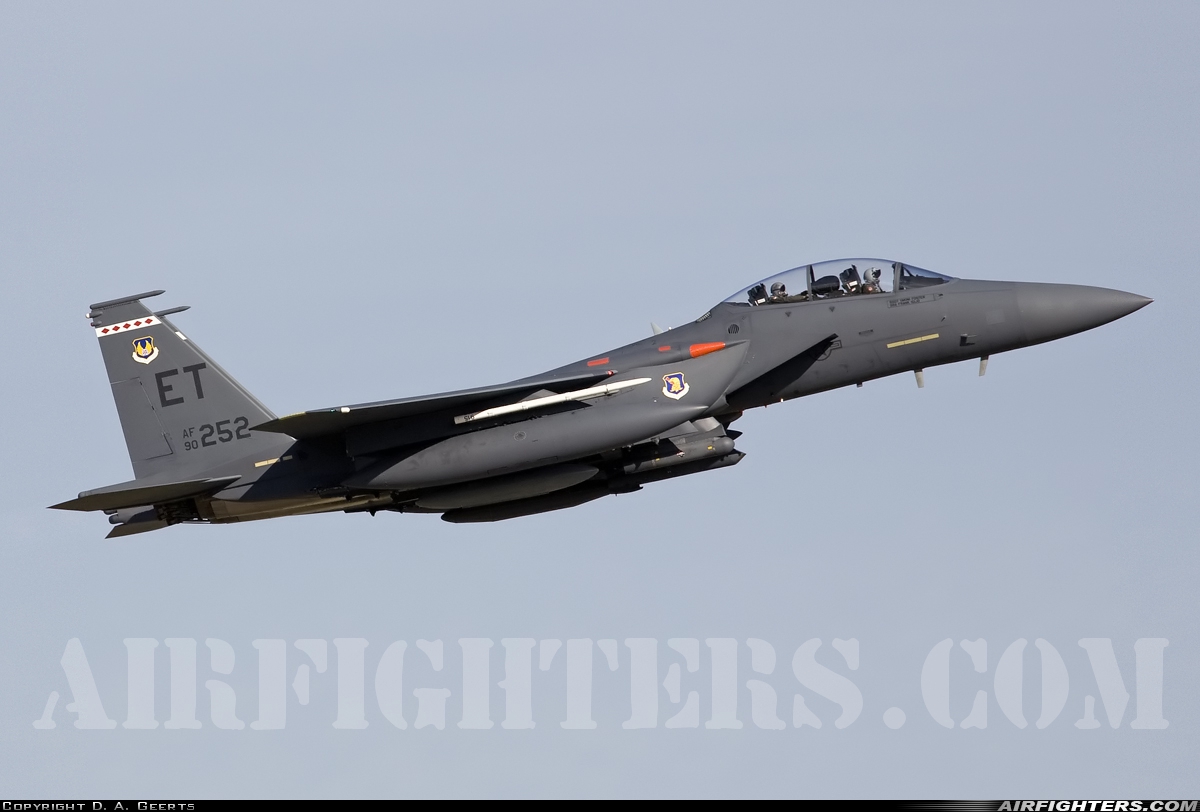 USA - Air Force McDonnell Douglas F-15E Strike Eagle 90-0252 at Fort Worth - NAS JRB / Carswell Field (AFB) (NFW / KFWH), USA