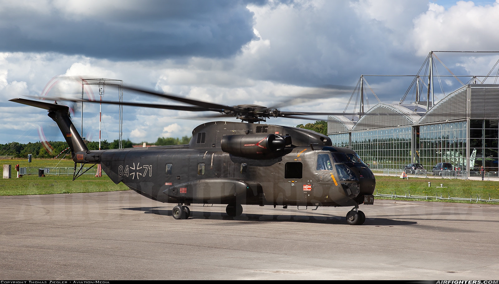Germany - Air Force Sikorsky CH-53GA (S-65) 84+71 at Oberschleissheim (EDNX), Germany