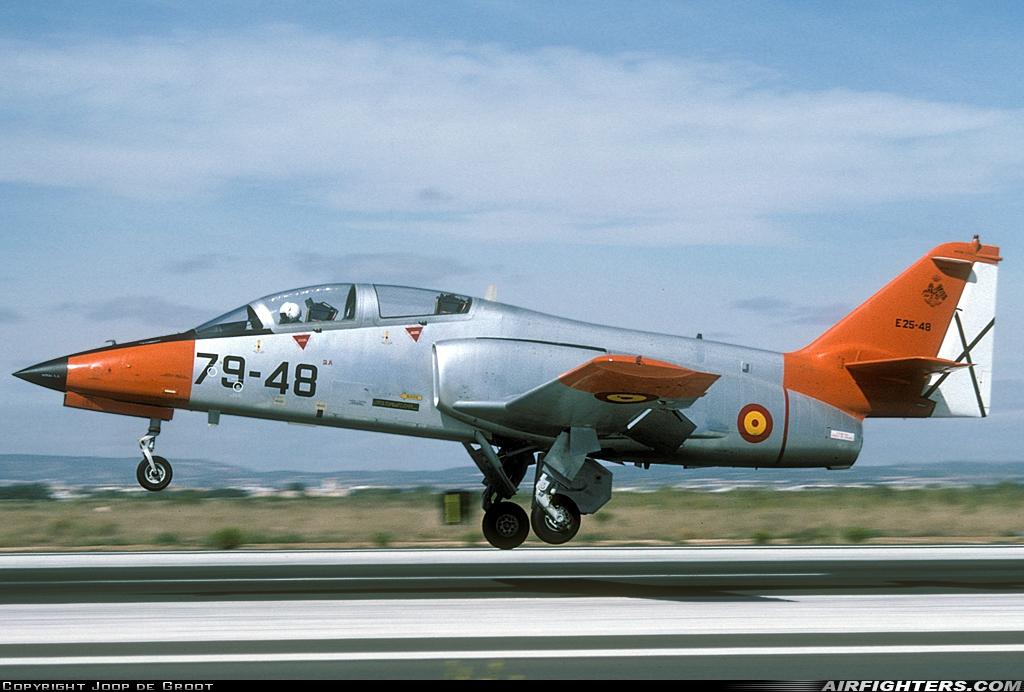 Spain - Air Force CASA C-101EB Aviojet E.25-48 at Murcia - San Javier (MJV / LELC), Spain