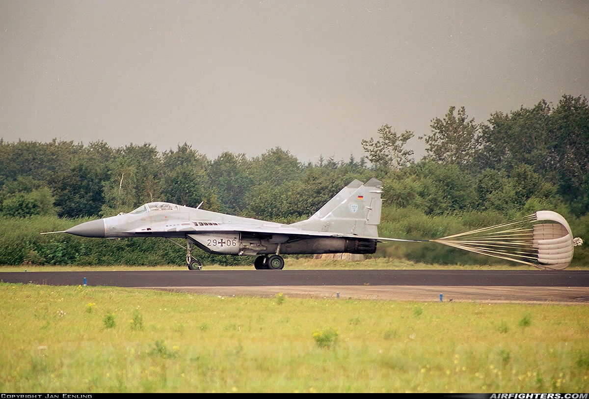 Germany - Air Force Mikoyan-Gurevich MiG-29G (9.12A) 29+06 at Uden - Volkel (UDE / EHVK), Netherlands