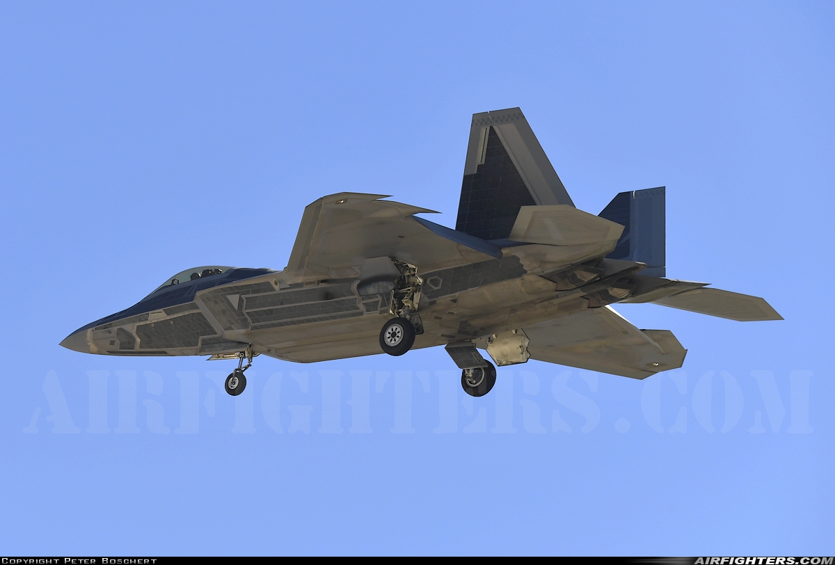USA - Air Force Lockheed Martin F-22A Raptor 04-4070 at Las Vegas - Nellis AFB (LSV / KLSV), USA