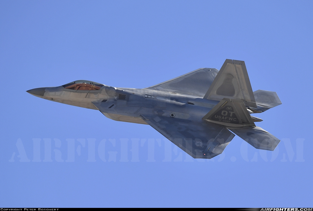 USA - Air Force Lockheed Martin F-22A Raptor 04-4069 at Las Vegas - Nellis AFB (LSV / KLSV), USA