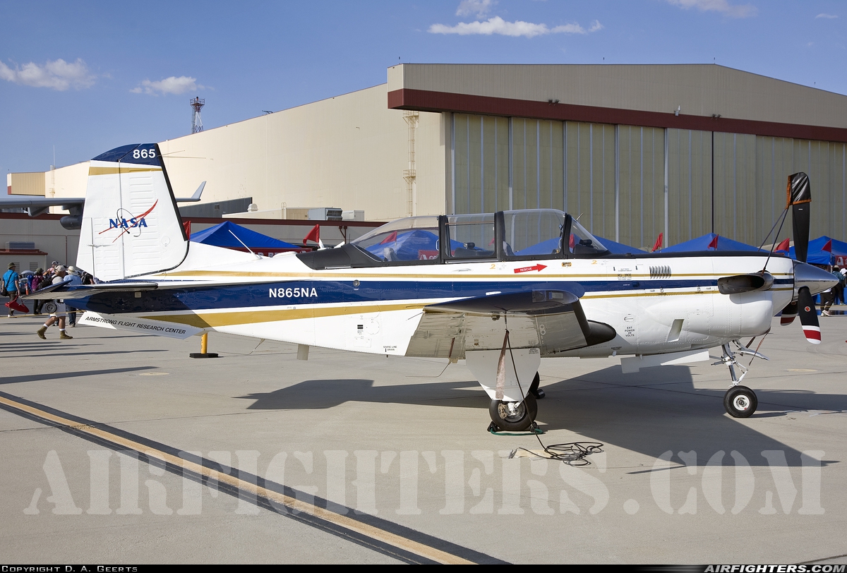 USA - NASA Beech NT-34C Turbo Mentor N865NA at Edwards - AFB (EDW / KEDW), USA