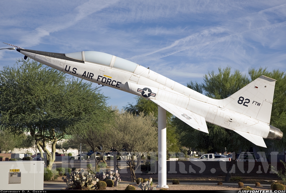 USA - Air Force Northrop T-38A Talon 59-1600 at Phoenix (Chandler) - Williams Gateway (AFB) (CHD / IWA / KIWA), USA