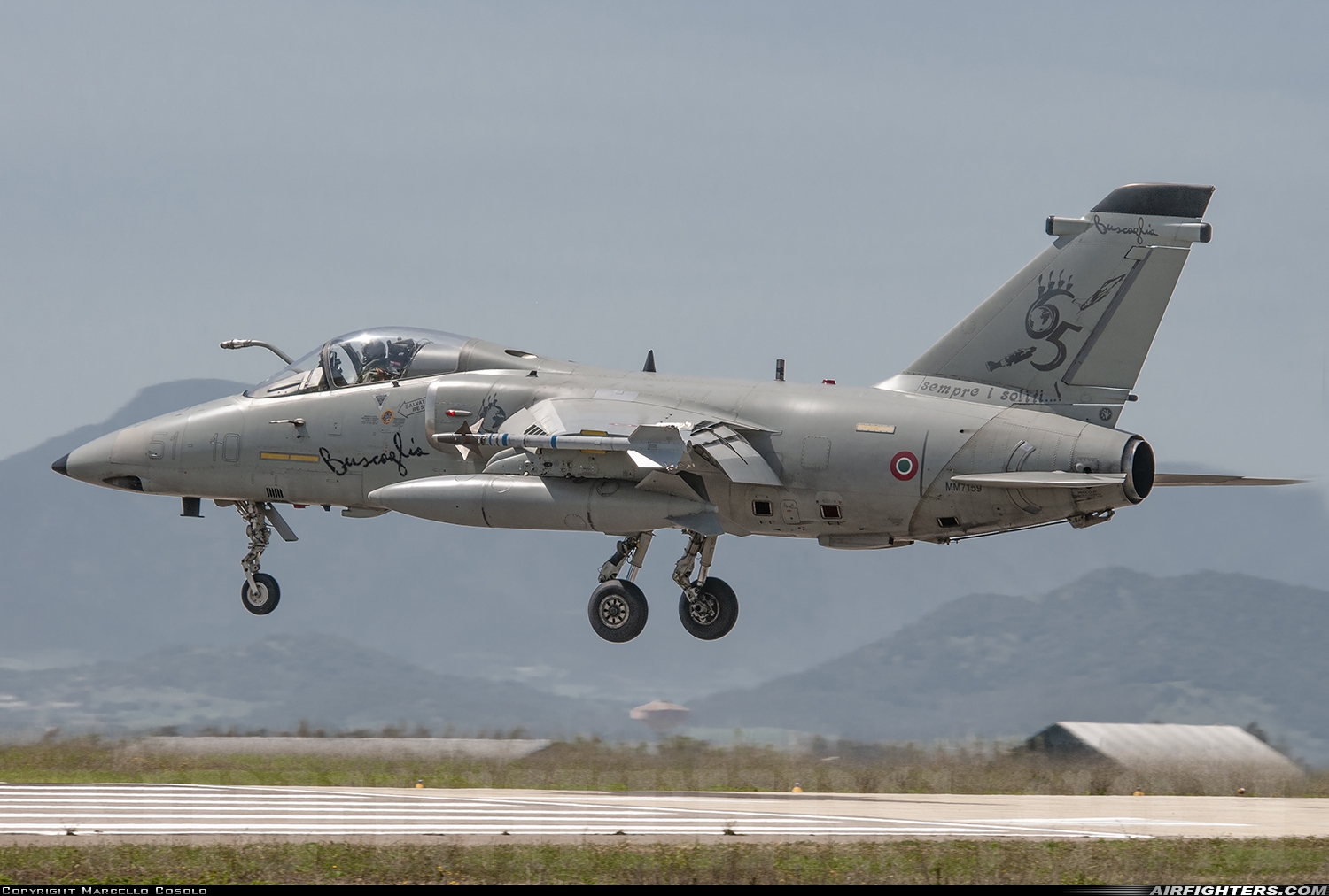Italy - Air Force AMX International AMX MM7159 at Decimomannu - (DCI / LIED), Italy