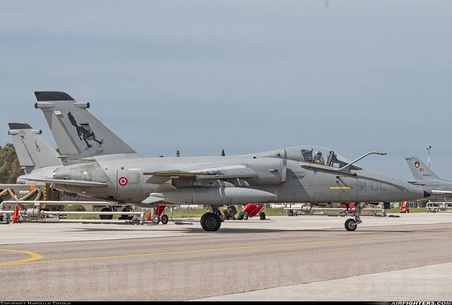 Italy - Air Force AMX International AMX MM7132 at Decimomannu - (DCI / LIED), Italy