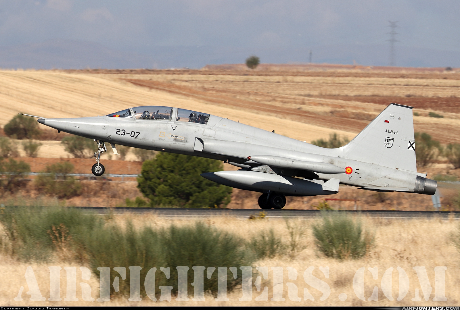 Spain - Air Force Northrop SF-5M Freedom Fighter AE.9-14 at Madrid - Torrejon (TOJ / LETO), Spain