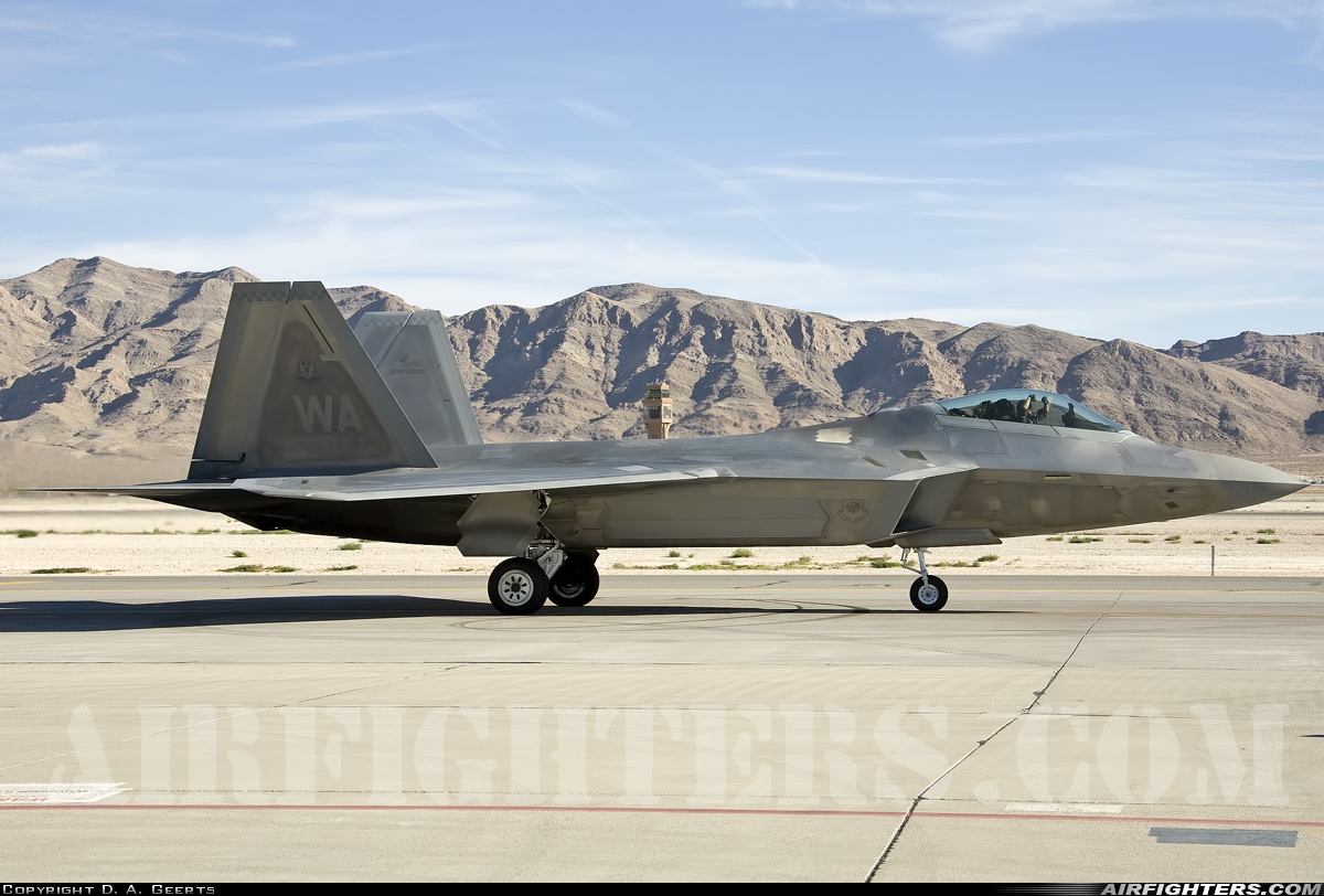 USA - Air Force Lockheed Martin F-22A Raptor 99-4011 at Las Vegas - Nellis AFB (LSV / KLSV), USA