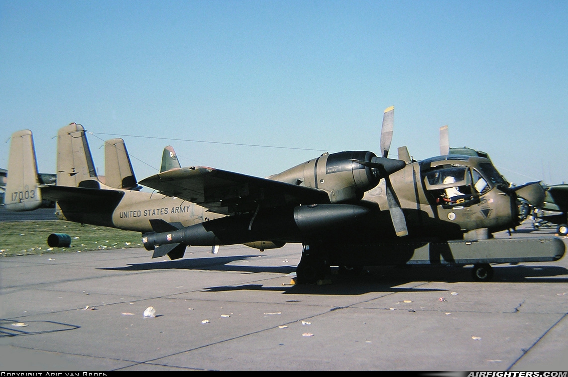 USA - Army Grumman OV-1D Mohawk 69-17003 at Frankfurt - Main (Rhein-Main AB) (FRA / FRF / EDDF), Germany