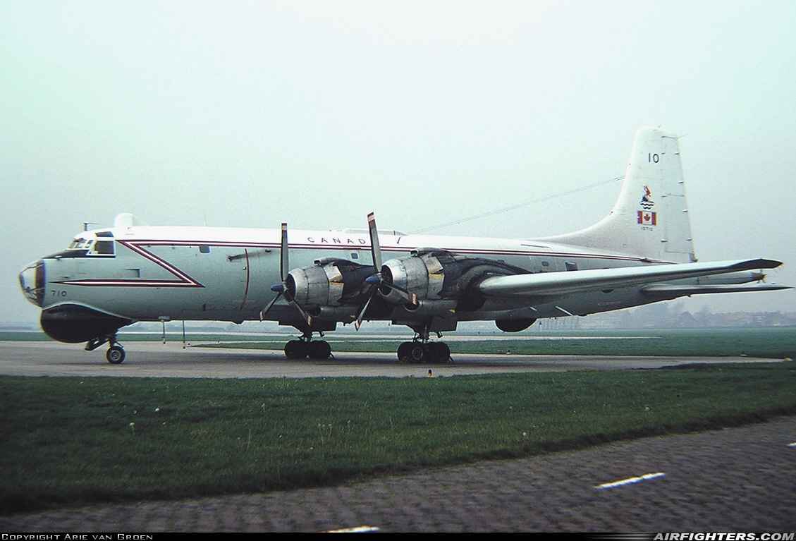 Canada - Air Force Canadair CP-107 Argus Mk.1 (CL-28) 10710 at Leiden - Valkenburg (LID / EHVB), Netherlands
