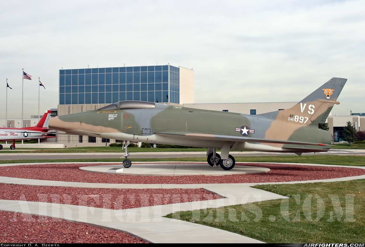 USA - Air Force North American F-100A Super Sabre 53-1578 at Denver - Aurora (Buckley AFB) (BKF / KBKF), USA