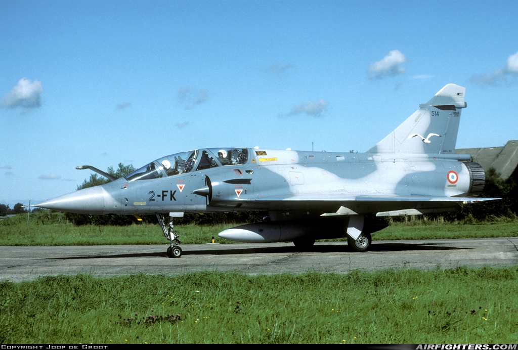 France - Air Force Dassault Mirage 2000B 514 at Leeuwarden (LWR / EHLW), Netherlands
