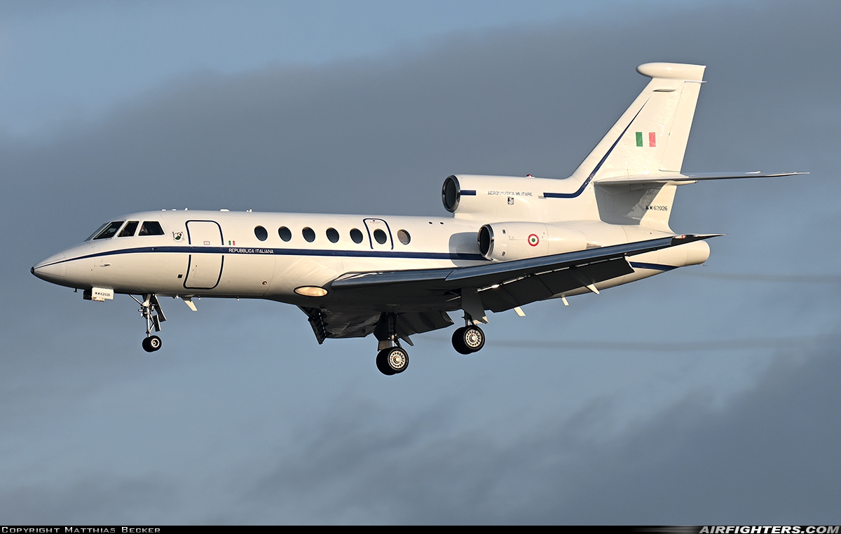 Italy - Air Force Dassault Falcon 50 MM62026 at Ramstein (- Landstuhl) (RMS / ETAR), Germany