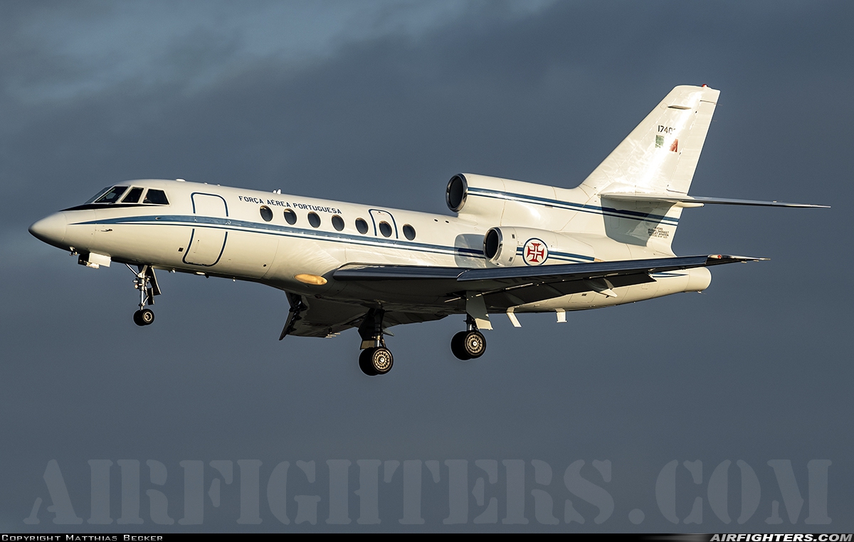 Portugal - Air Force Dassault Falcon 50 17403 at Ramstein (- Landstuhl) (RMS / ETAR), Germany