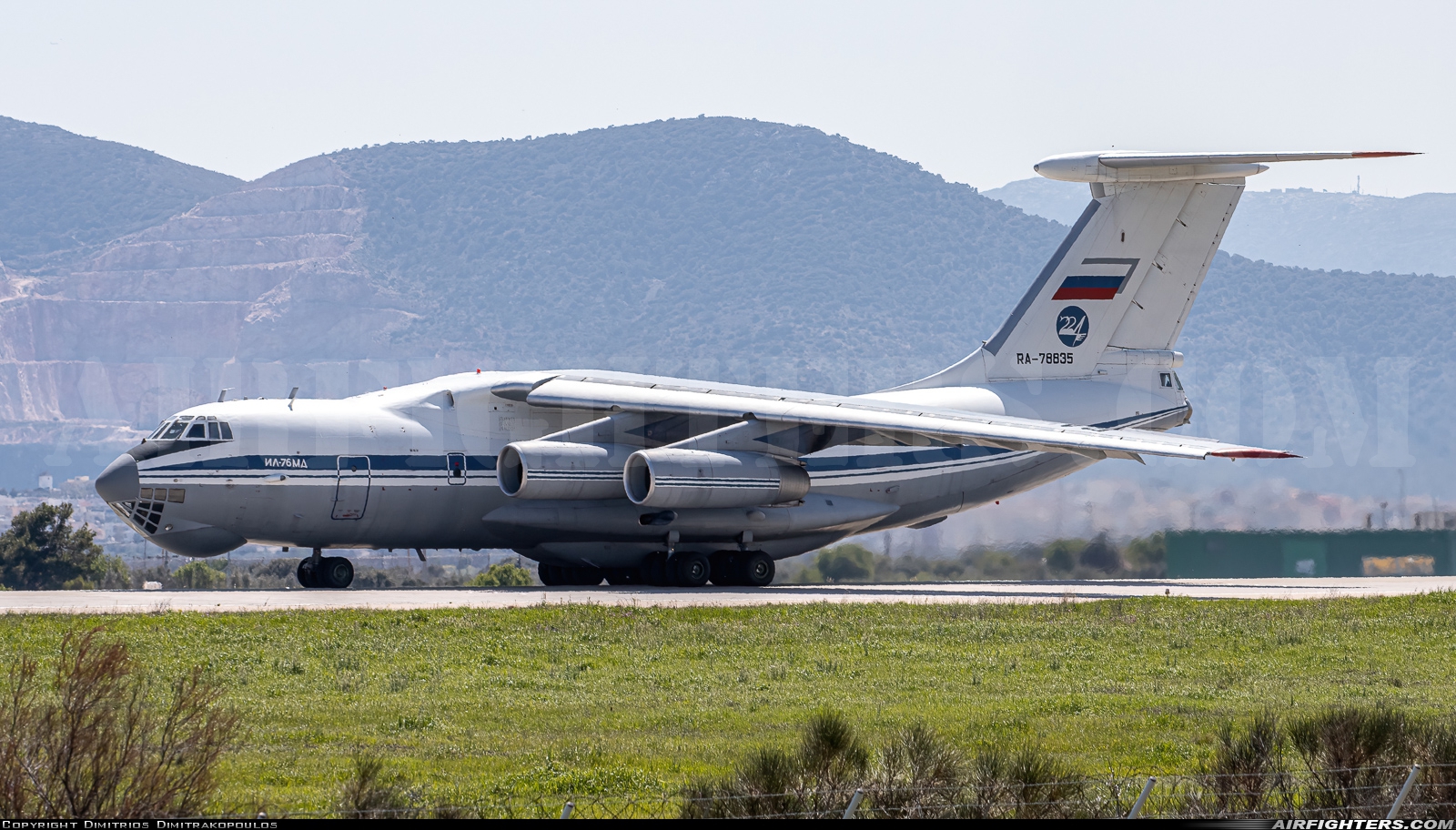 Russia - Air Force Ilyushin IL-76MD RA-78835 at Athens - Eleftherios Venizelos (Spata) (ATH / LGAV), Greece
