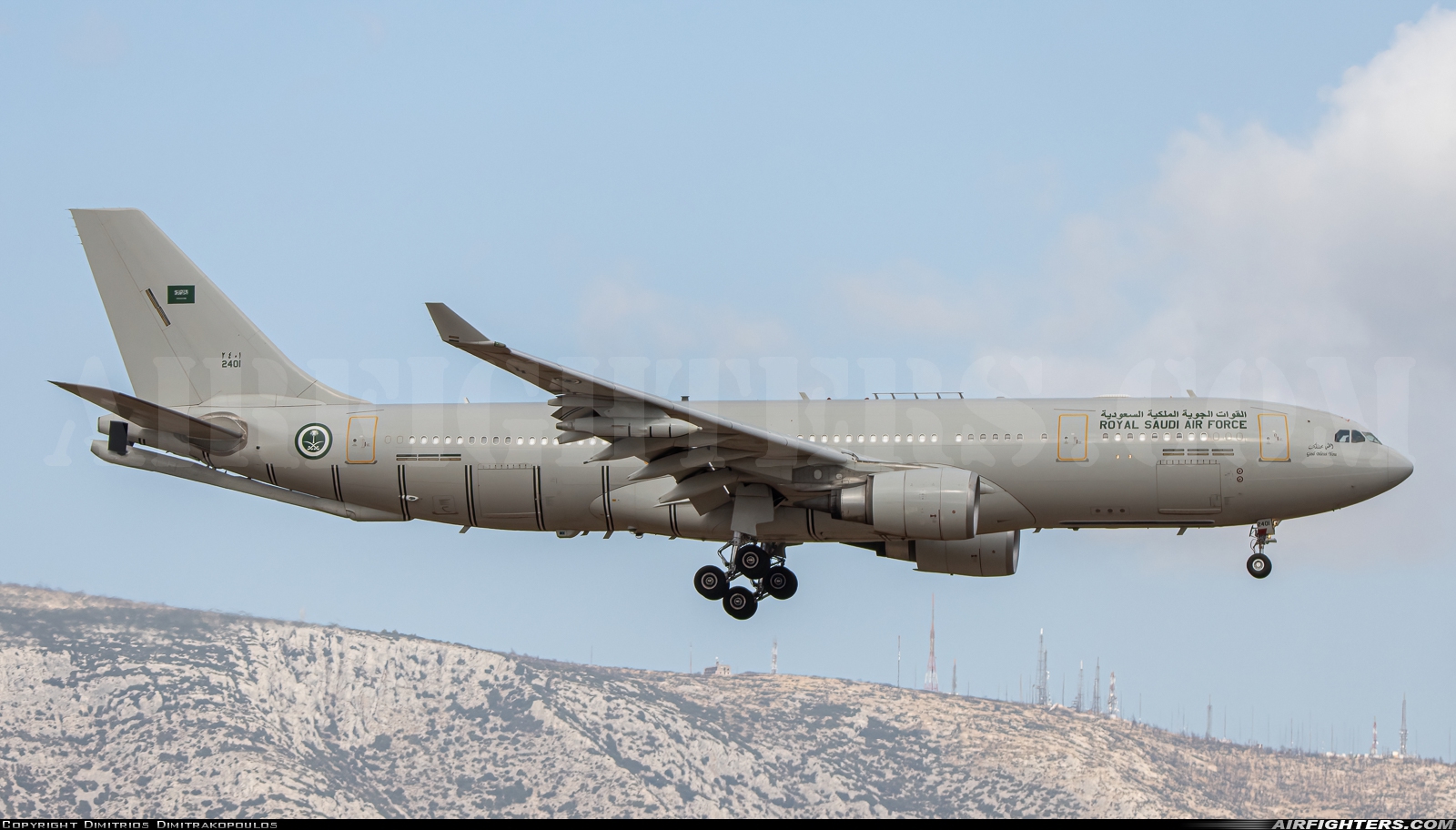 Saudi Arabia - Air Force Airbus A330-243MRTT 2401 at Athens - Eleftherios Venizelos (Spata) (ATH / LGAV), Greece