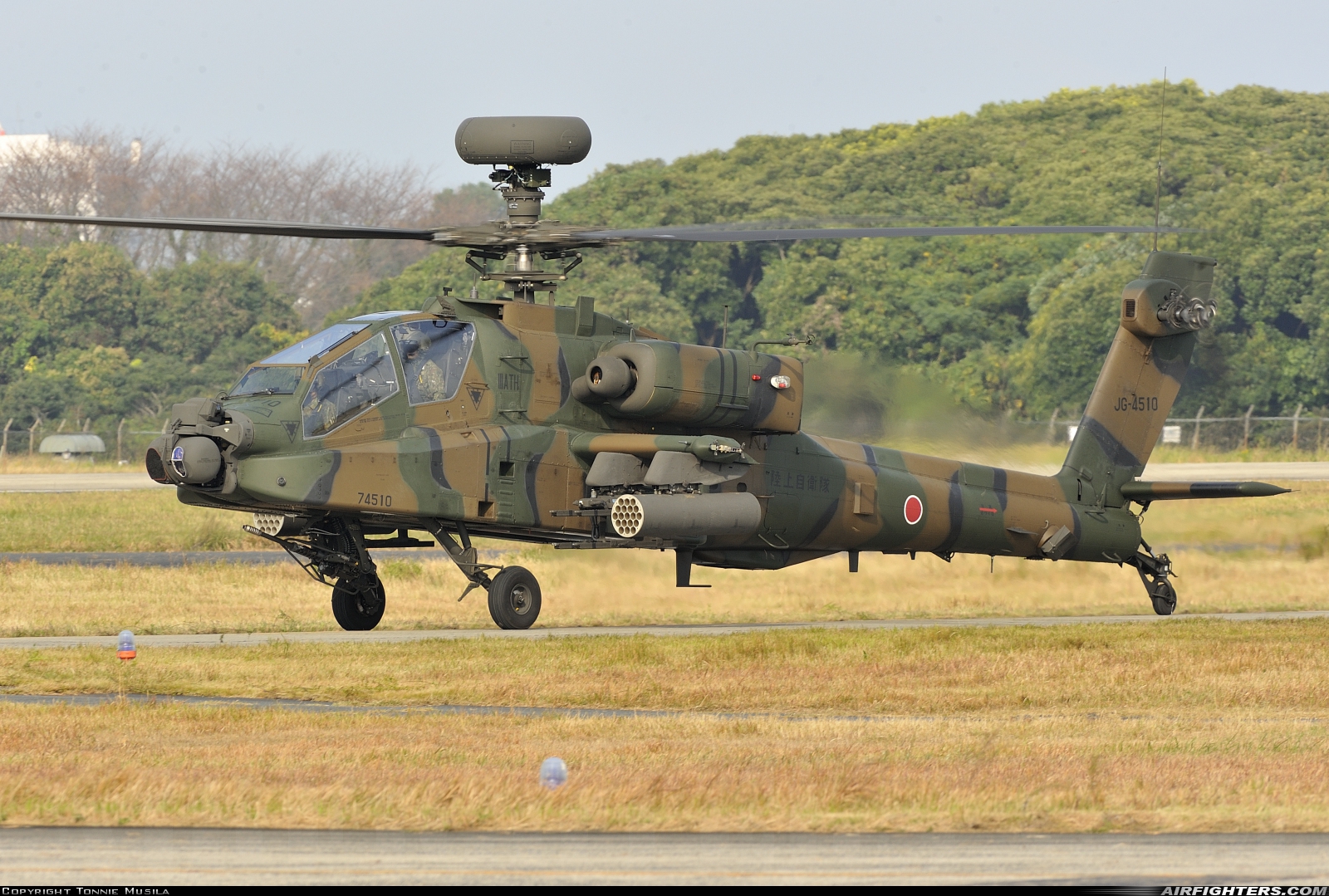 Japan - Army Boeing AH-64DJP Apache Longbow 74510 at Tsuiki (RJFZ), Japan