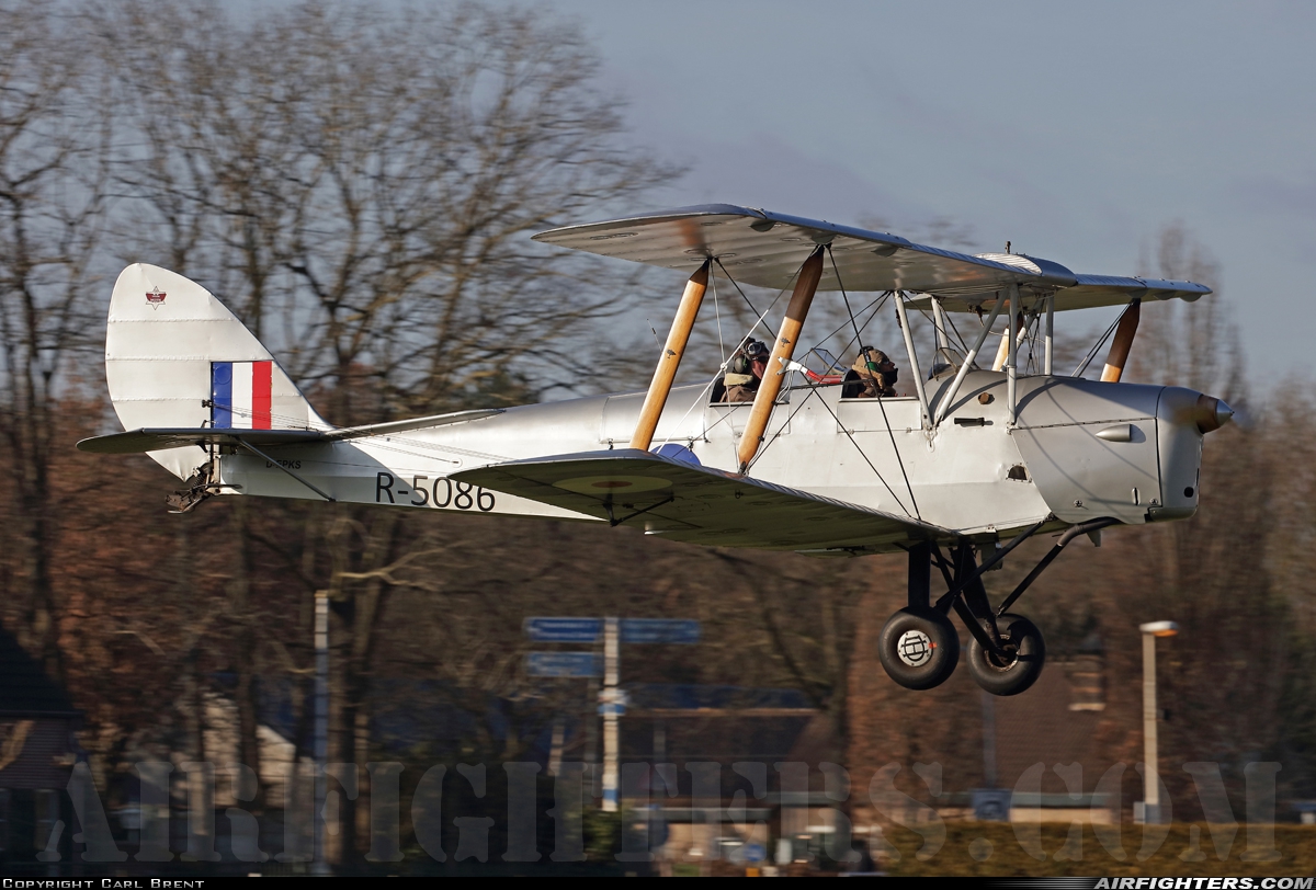 Private De Havilland DH-82A Tiger Moth D-EPKS at Breda - International (Seppe) (EHSE), Netherlands
