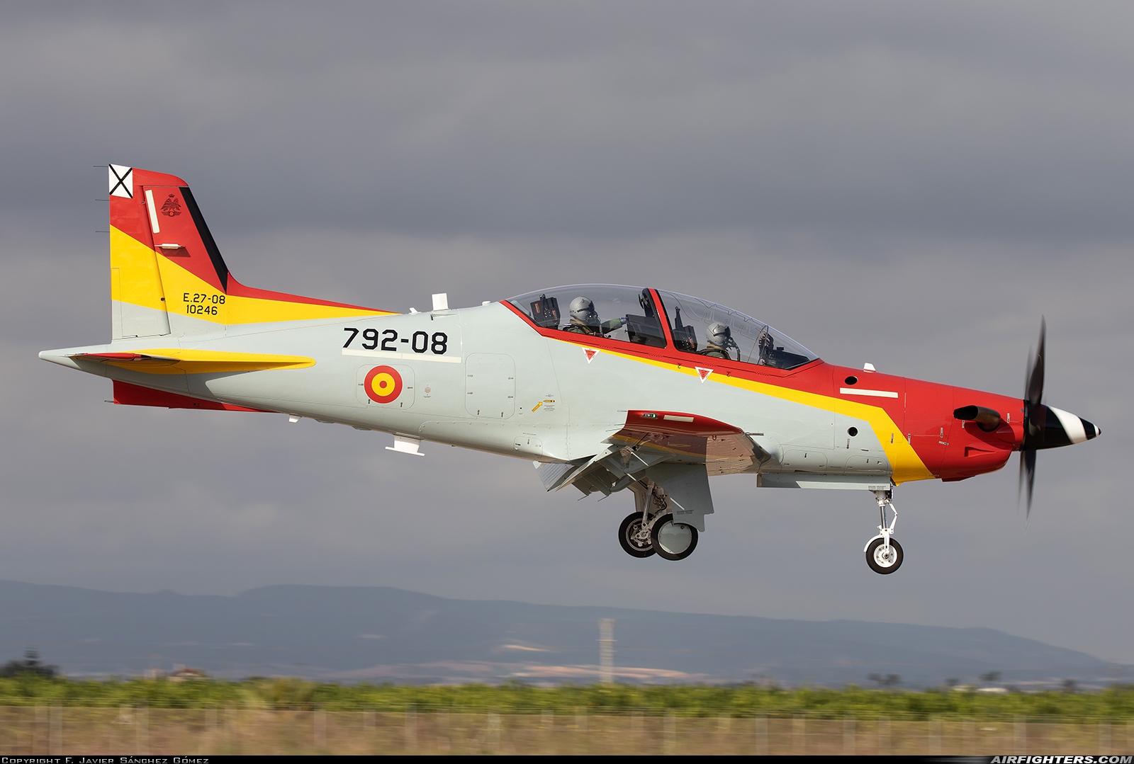 Spain - Air Force Pilatus PC-21 E.27-08-10246 at Murcia - San Javier (MJV / LELC), Spain