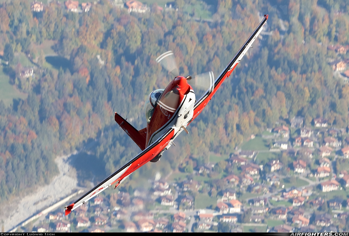 Switzerland - Air Force Pilatus NCPC-7 Turbo Trainer A-918 at Off-Airport - Axalp, Switzerland