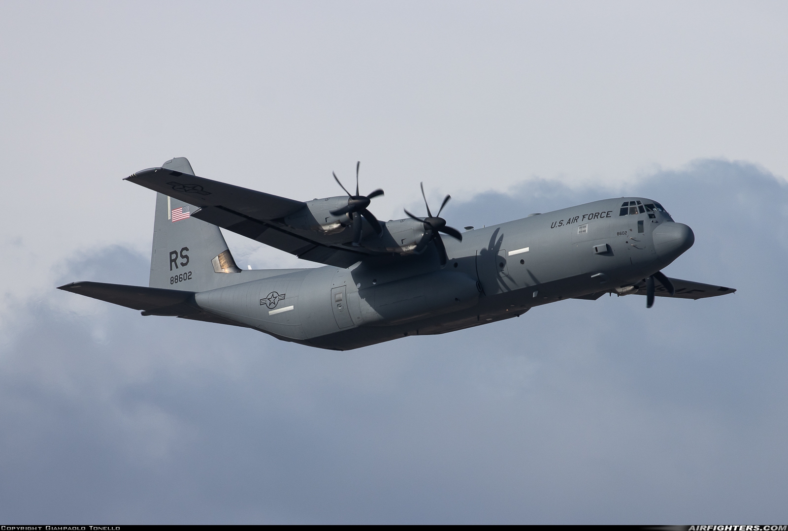 USA - Air Force Lockheed Martin C-130J-30 Hercules (L-382) 08-8602 at Aviano (- Pagliano e Gori) (AVB / LIPA), Italy