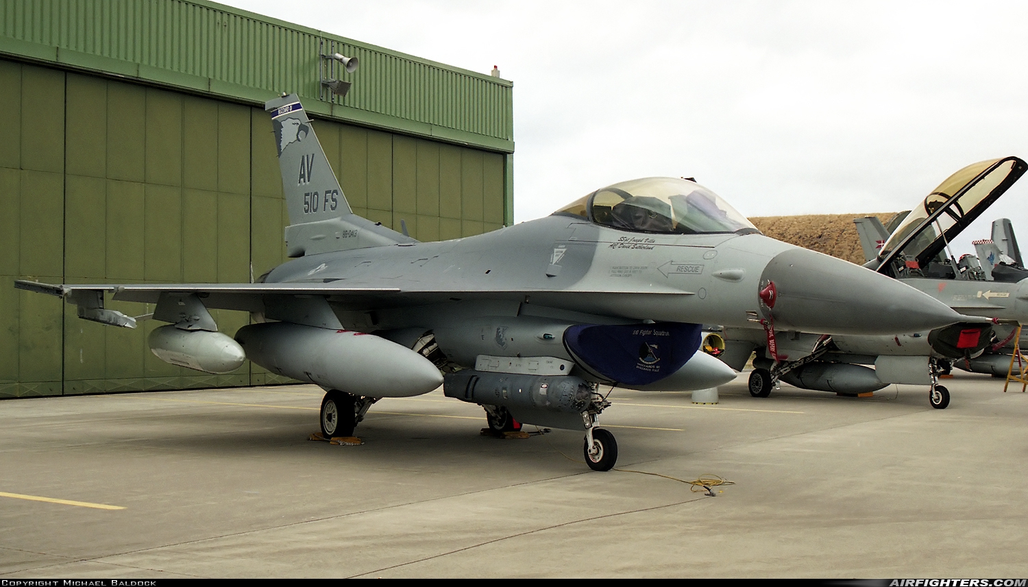 USA - Air Force General Dynamics F-16C Fighting Falcon 88-0413 at Eggebek (ETME), Germany