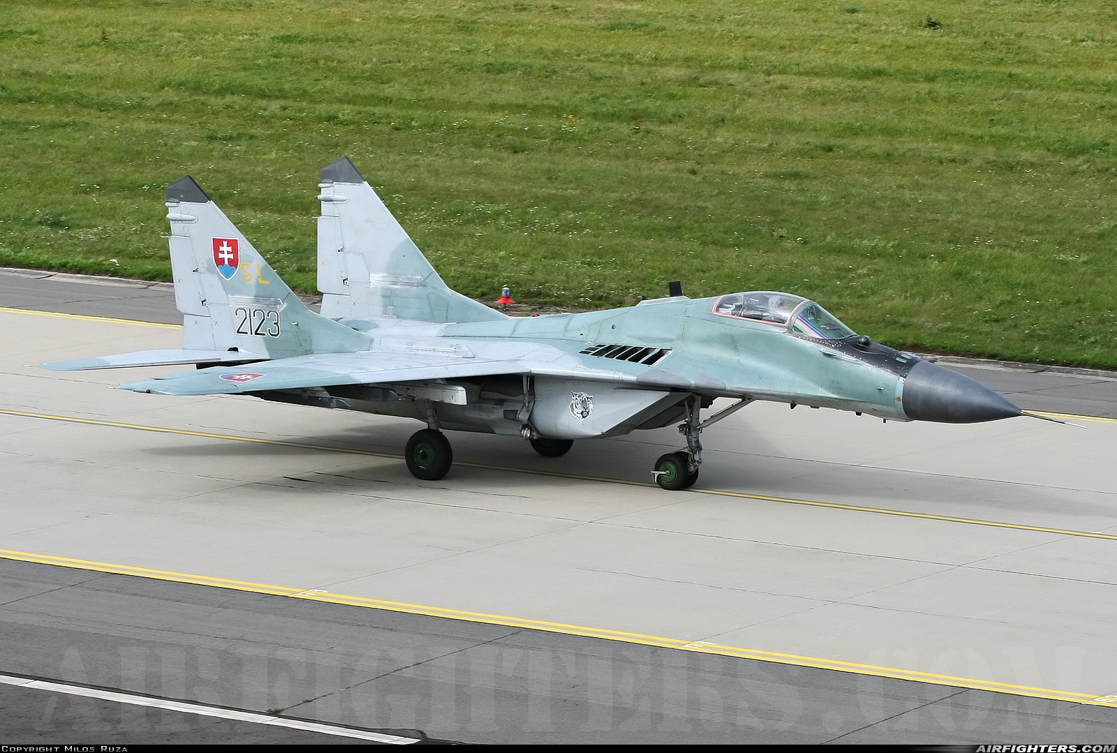 Slovakia - Air Force Mikoyan-Gurevich MiG-29AS 2123 at Ostrava - Mosnov (OSR / LKMT), Czech Republic