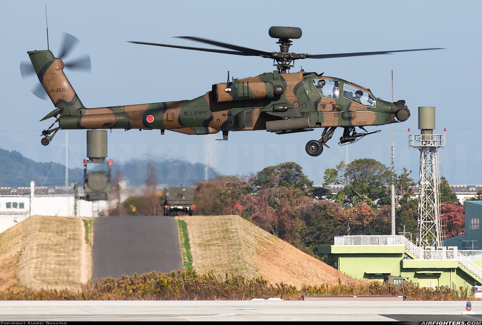 Japan - Army Boeing AH-64DJP Apache Longbow 74512 at Tsuiki (RJFZ), Japan