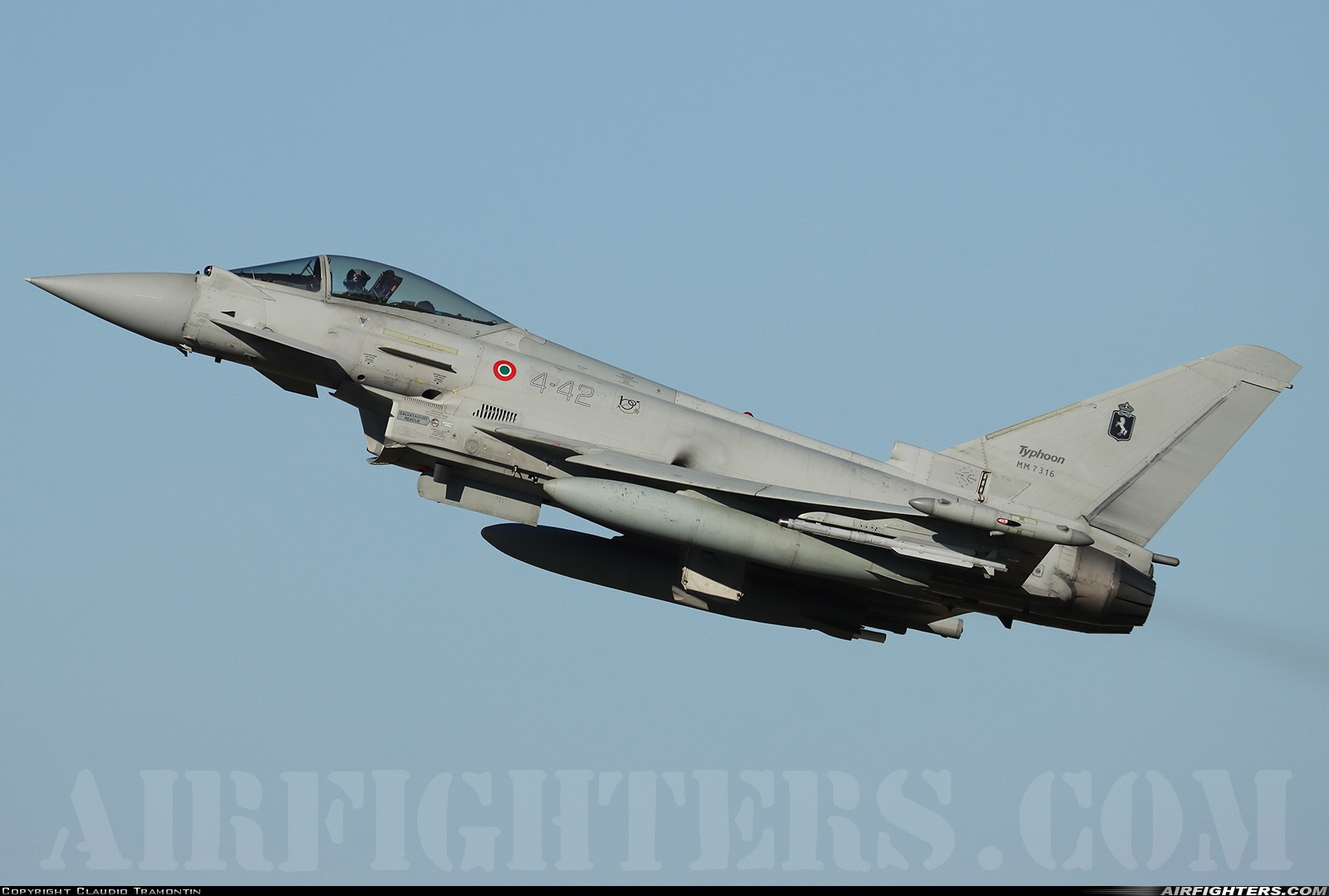 Italy - Air Force Eurofighter F-2000A Typhoon (EF-2000S) MM7316 at Grosseto (- Corrado Baccarini) (GRS / LIRS), Italy
