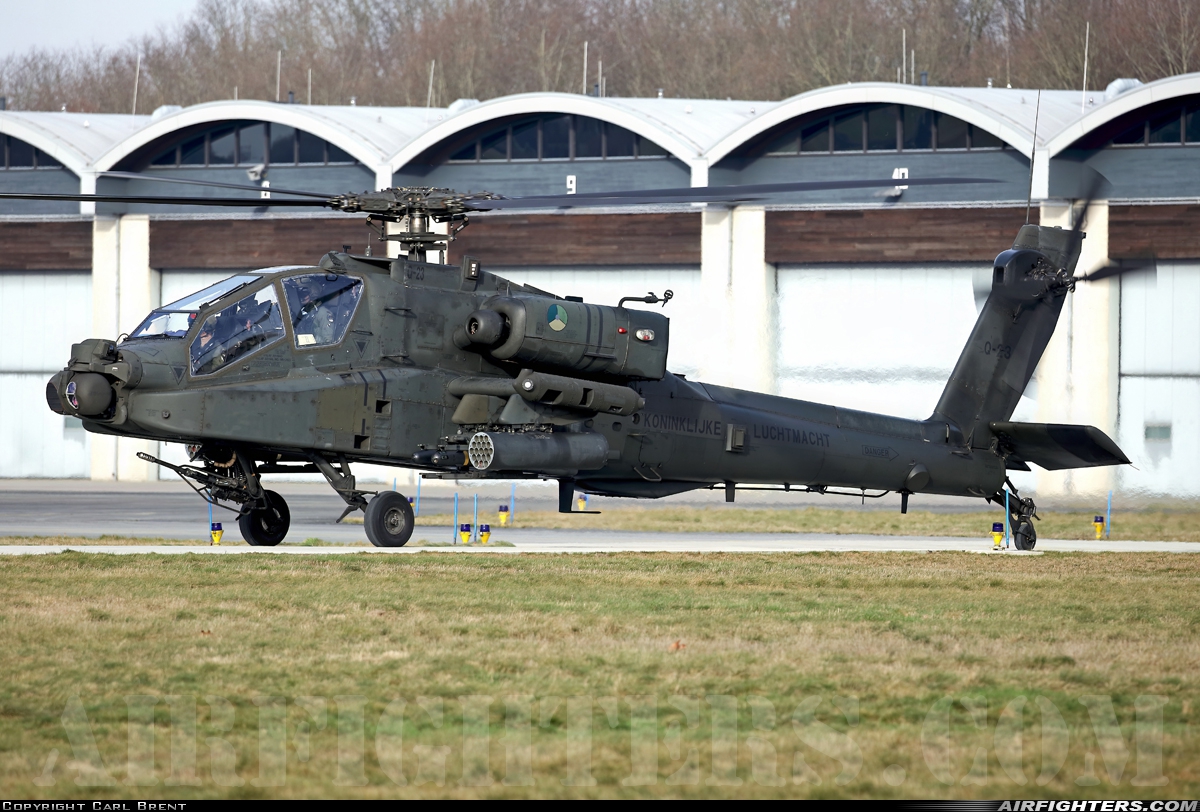 Netherlands - Air Force Boeing AH-64DN Apache Longbow Q-23 at Breda - Gilze-Rijen (GLZ / EHGR), Netherlands