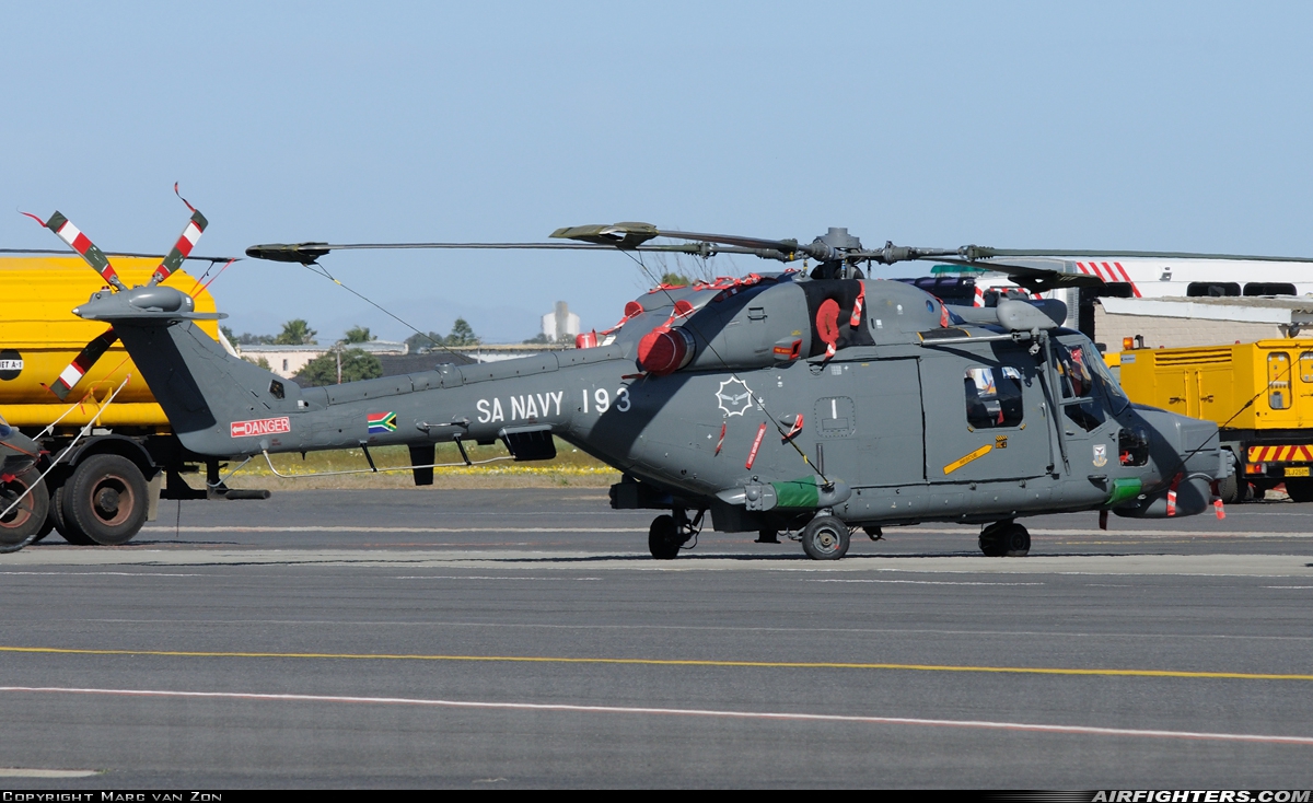 South Africa - Air Force Westland WG-13 Super Lynx Mk300 193 at Ysterplaat (FAYP), South Africa