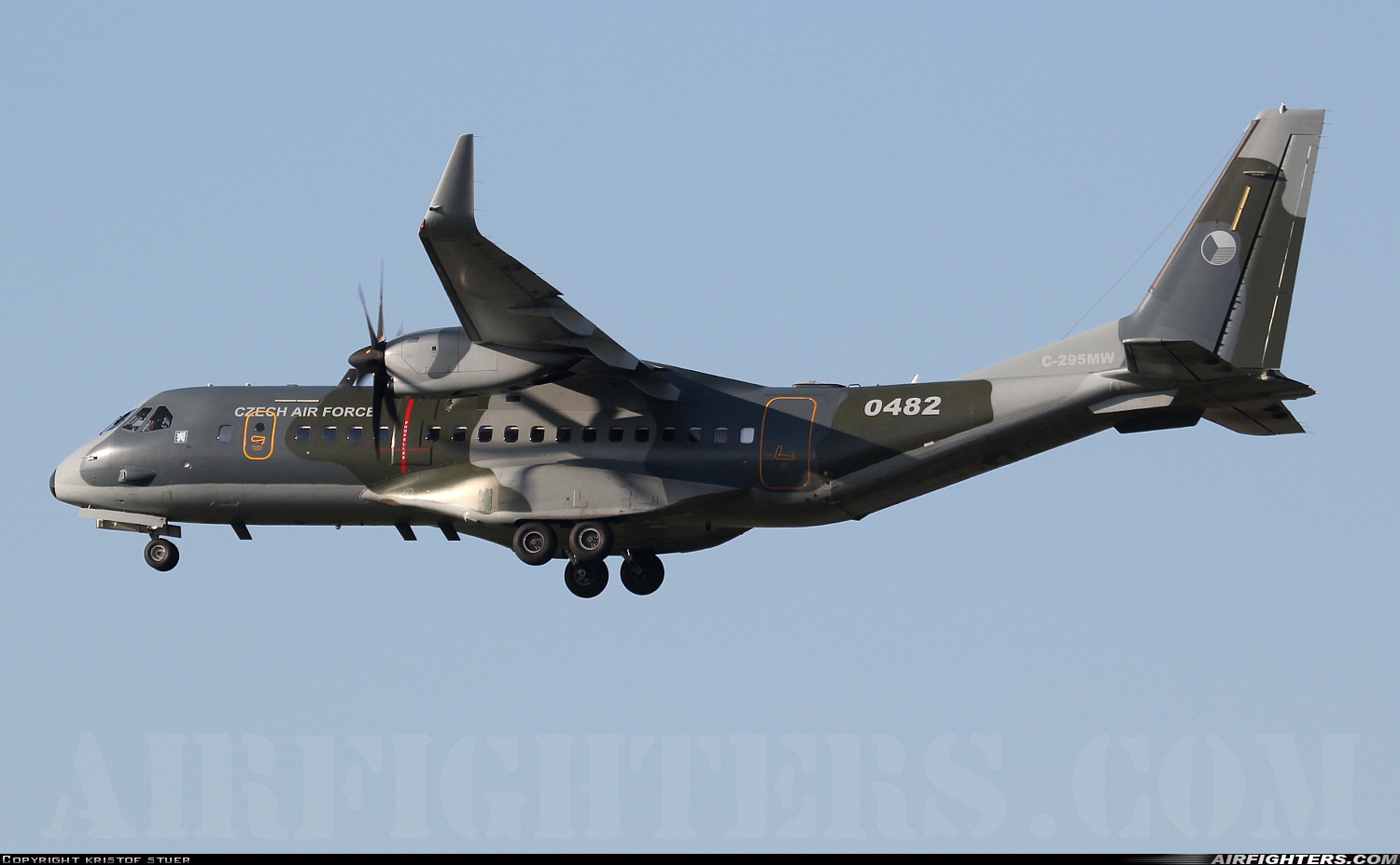 Czech Republic - Air Force CASA C-295MW 0482 at Brussels - National (Zaventem) / Melsbroek (BRU / EBBR / EBMB), Belgium