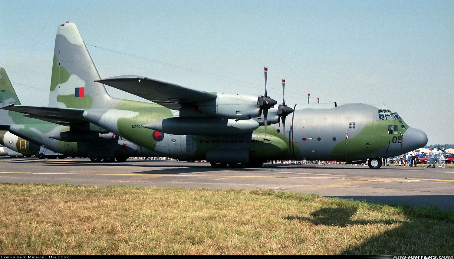 New Zealand - Air Force Lockheed C-130H Hercules (L-382) NZ7005 at Fairford (FFD / EGVA), UK