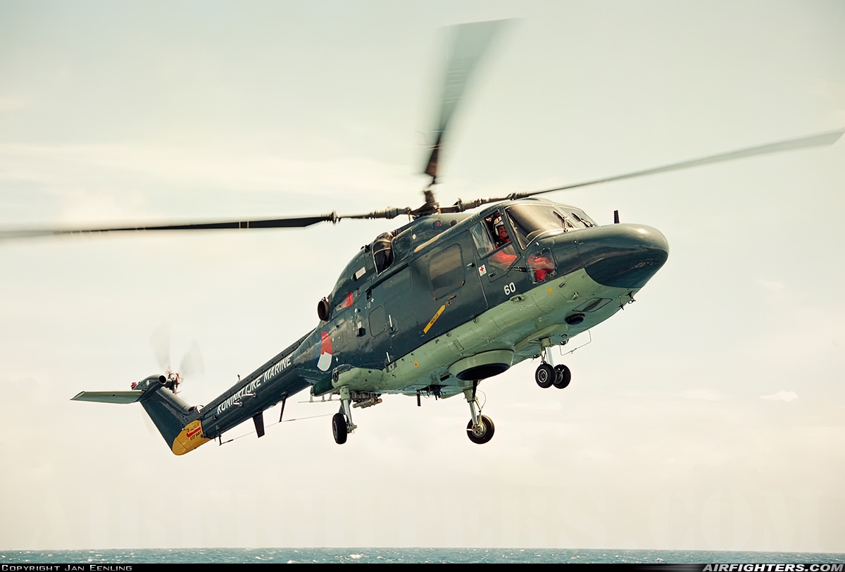 Netherlands - Navy Westland WG-13 Lynx SH-14D 260 at Off-Airport - Atlantic Ocean, International Airspace