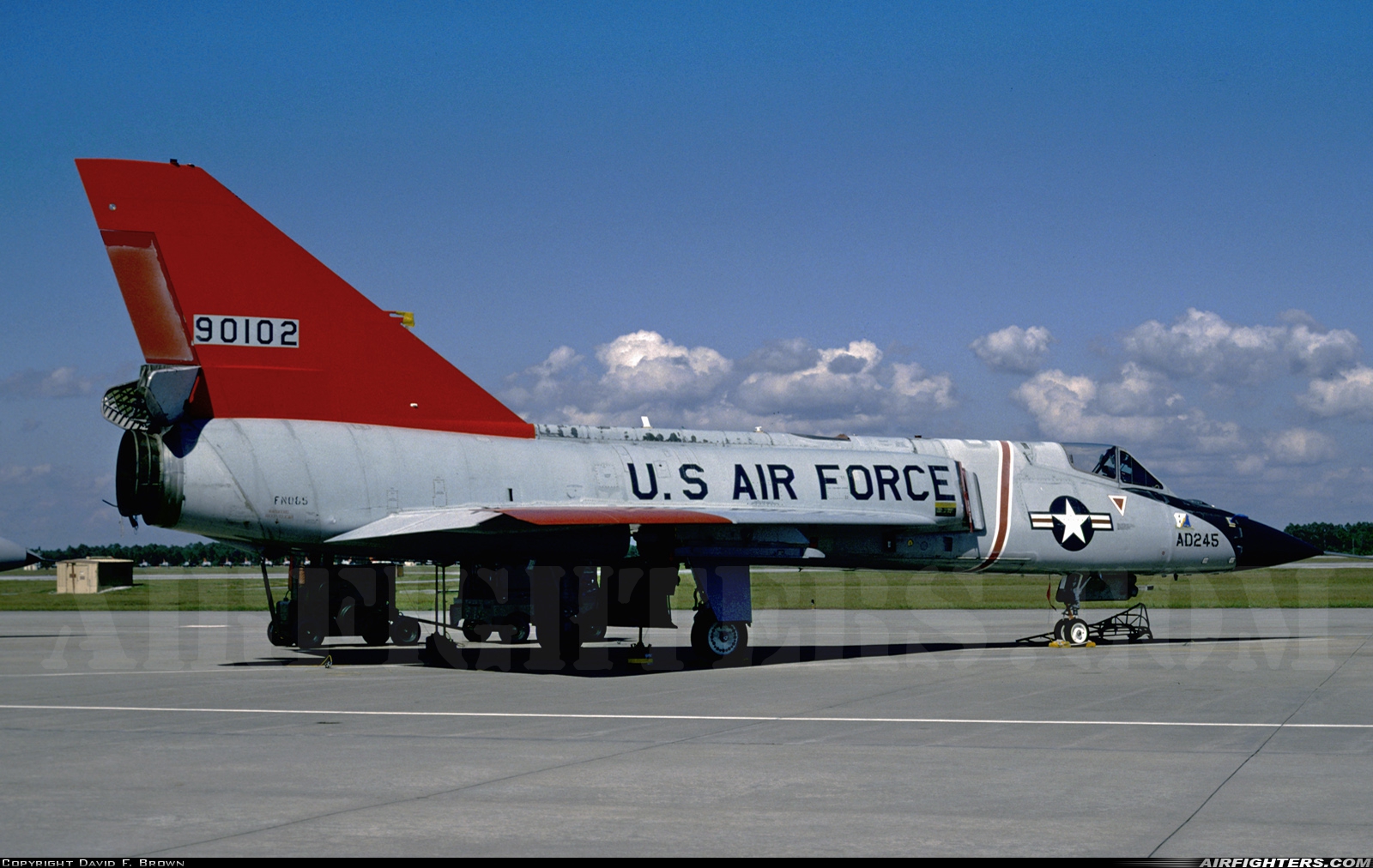 USA - Air Force Convair QF-106A Delta Dart 59-0102 at Panama City - Tyndall AFB (PAM / KPAM), USA